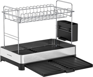 2-Tier Expandable Stainless Steel Rack - Karrari
