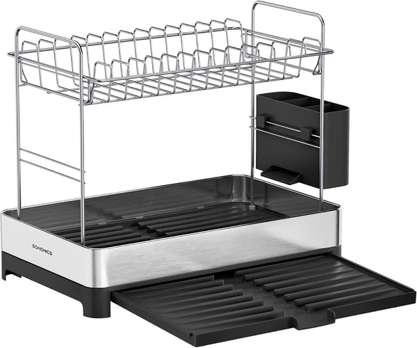 2-Tier Expandable Stainless Steel Rack - Karrari