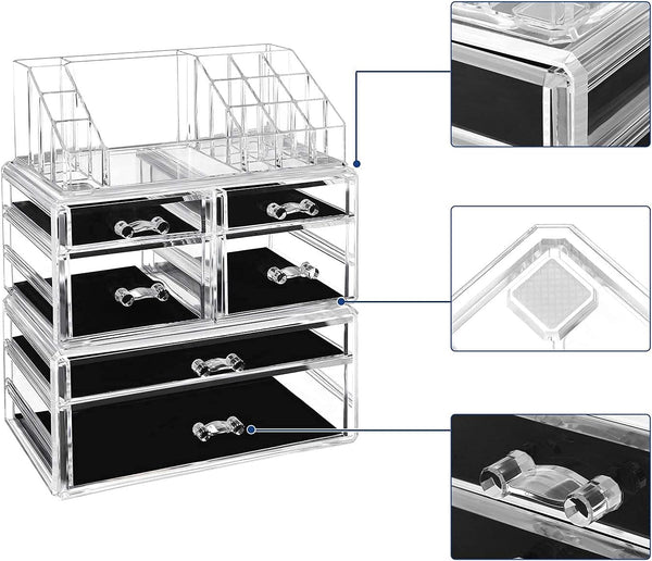 Acrylic Makeup Storage Box - Karrari
