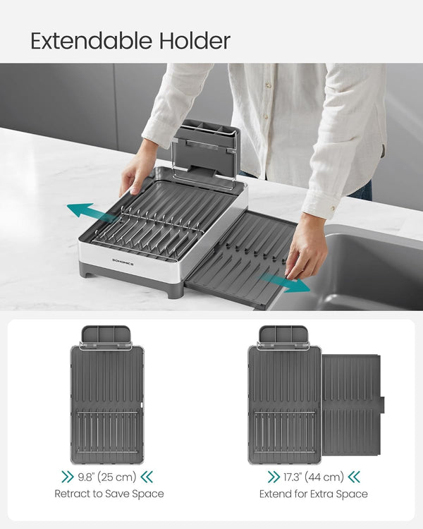 Stainless Steel Dish Rack – Expandable - Karrari