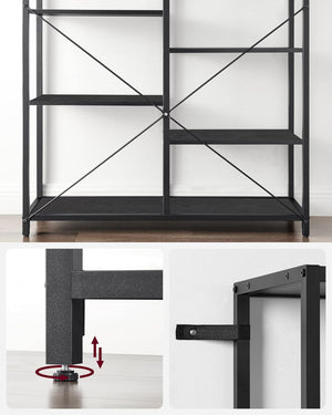 5-Tier Bookshelf & Display Storage Rack - Karrari