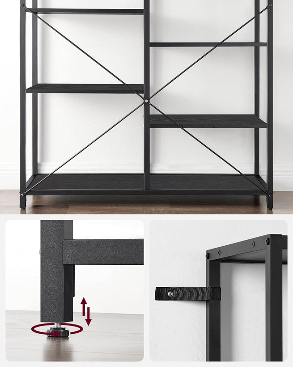 5-Tier Bookshelf & Display Storage Rack - Karrari