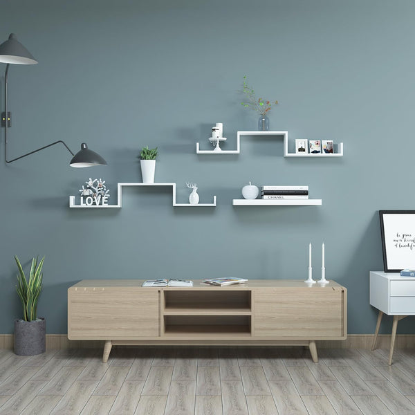 Set of 3 Floating Wall Shelves - Karrari