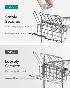 2-Tier Expandable Stainless Steel Rack