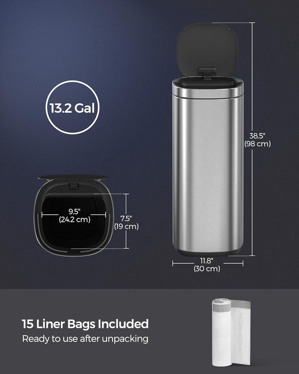 13 Gallon Motion Sensor Kitchen Trash Can - Karrari