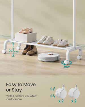 Clothes Rail, Clothes Rack, Heavy-Duty Metal Frame