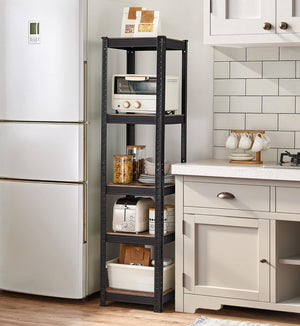 Industrial Storage Rack – 5 Adjustable Shelves, (37x37x150cm) - Karrari