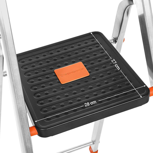 4-Step Aluminium Ladder (150kg, Non-Slip) - Karrari