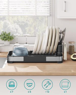Small Stainless Steel Dish Drying Rack - Karrari