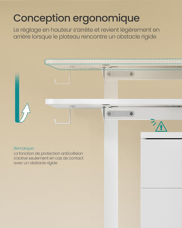 Electric Standing Desk – Adjustable Height with Memory Function - Karrari