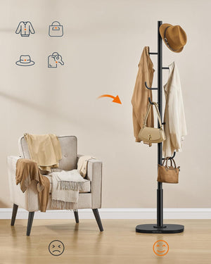 Tree Coat Rack - 8 Hooks