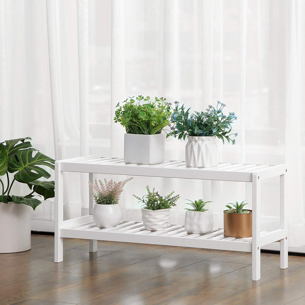 2 Tier Bamboo Shoe Rack