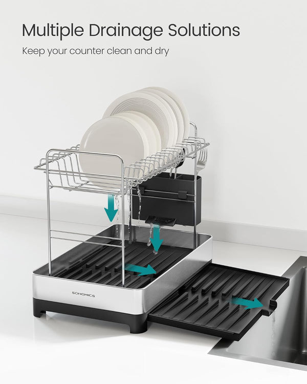 2-Tier Expandable Stainless Steel Rack - Karrari