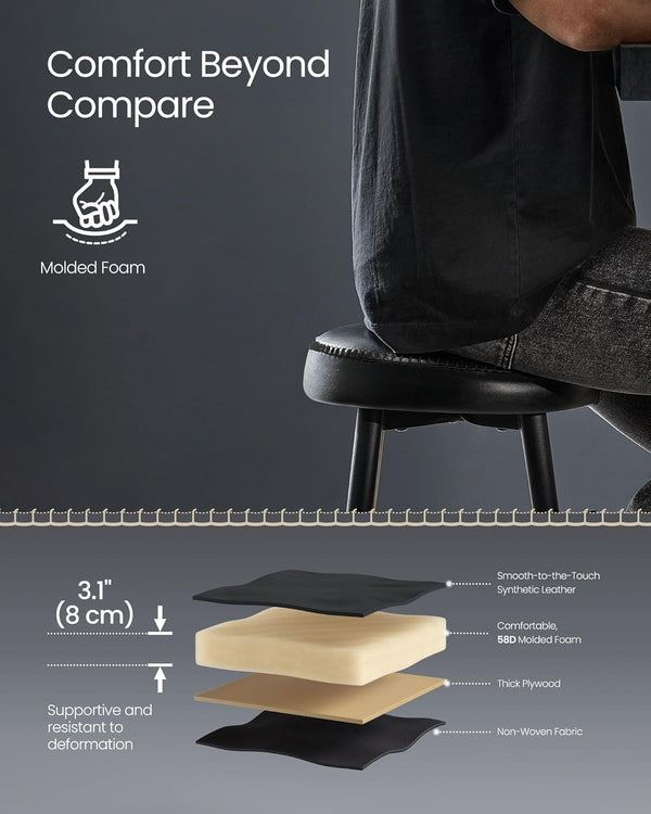 Set of 2 Backless Bar Stools