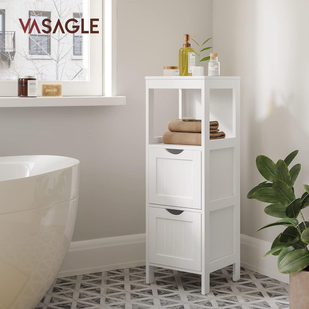 Bathroom Floor Cabinet with 2 Drawers - Karrari