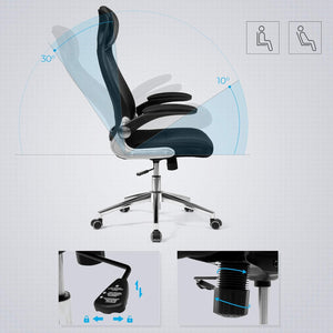 Office Chair - Swivel, Ergonomic Design & Breathable Back - Karrari