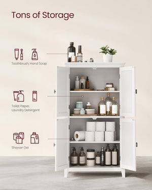 4-Door Bathroom Storage Unit