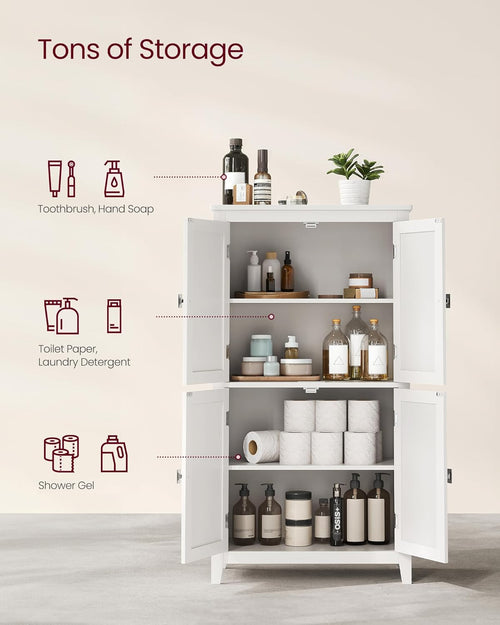 4-Door Bathroom Storage Unit