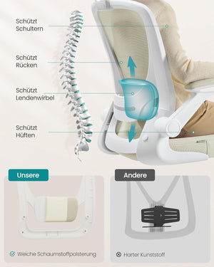 Ergonomic Mesh Office Chair with Lumbar Support