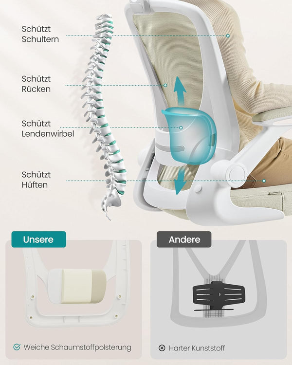 Ergonomic Mesh Office Chair with Lumbar Support