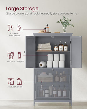 Storage Cabinet with Doors & Drawers - Karrari