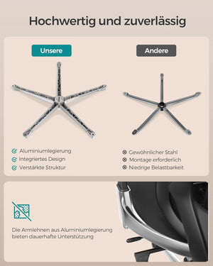 Adjustable Reclining Desk Chair – Ergonomic Support