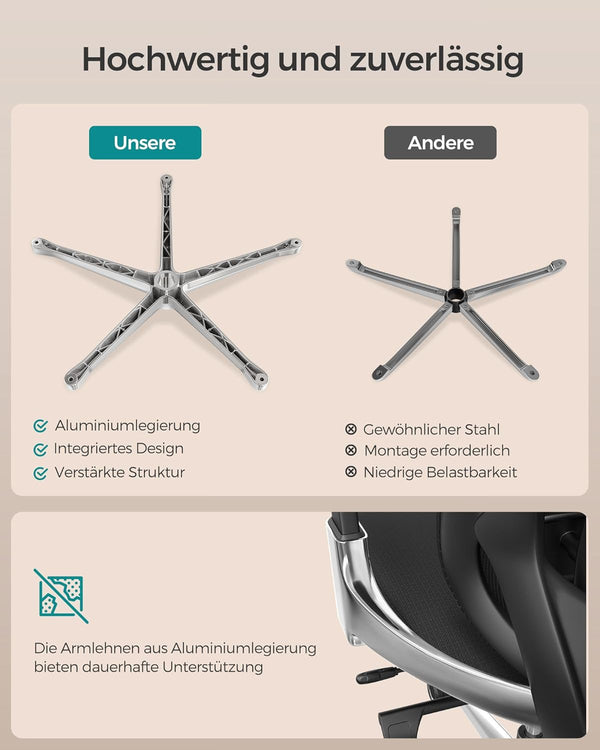 Adjustable Reclining Desk Chair – Ergonomic Support