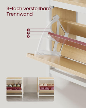 Hall Tree with Bench, Shoe Storage & 9 Hooks - Karrari