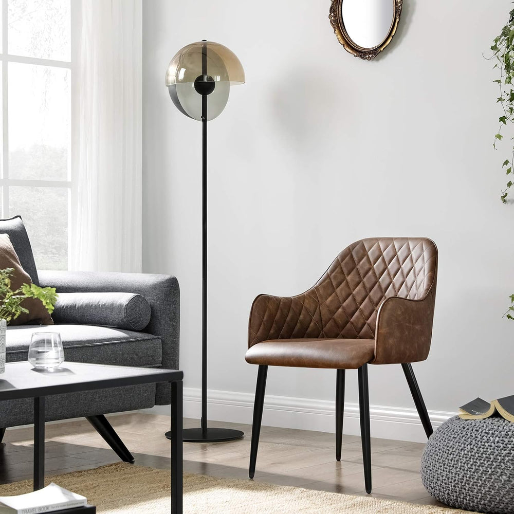 Modern Vintage PU Dining Armchair - Karrari