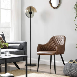 Modern Vintage PU Dining Armchair - Karrari