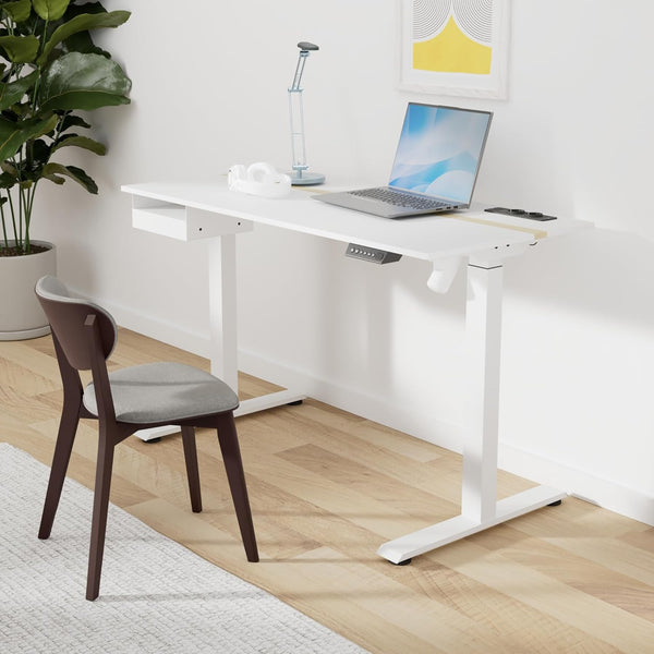Adjustable Electric Desk with Drawer & Socket - Karrari