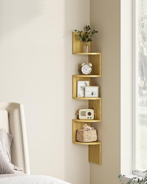 5-Tier Corner Floating Shelf - Karrari
