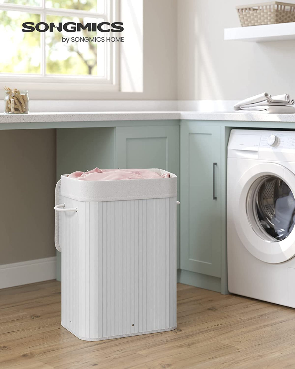 72L Foldable Bamboo Laundry Basket - Karrari