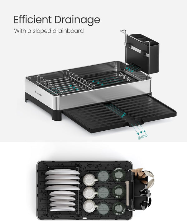 Expandable Stainless Dish Drying Rack - Karrari