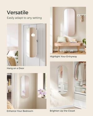 Lockable LED Jewellery Cabinet with Mirror - Karrari