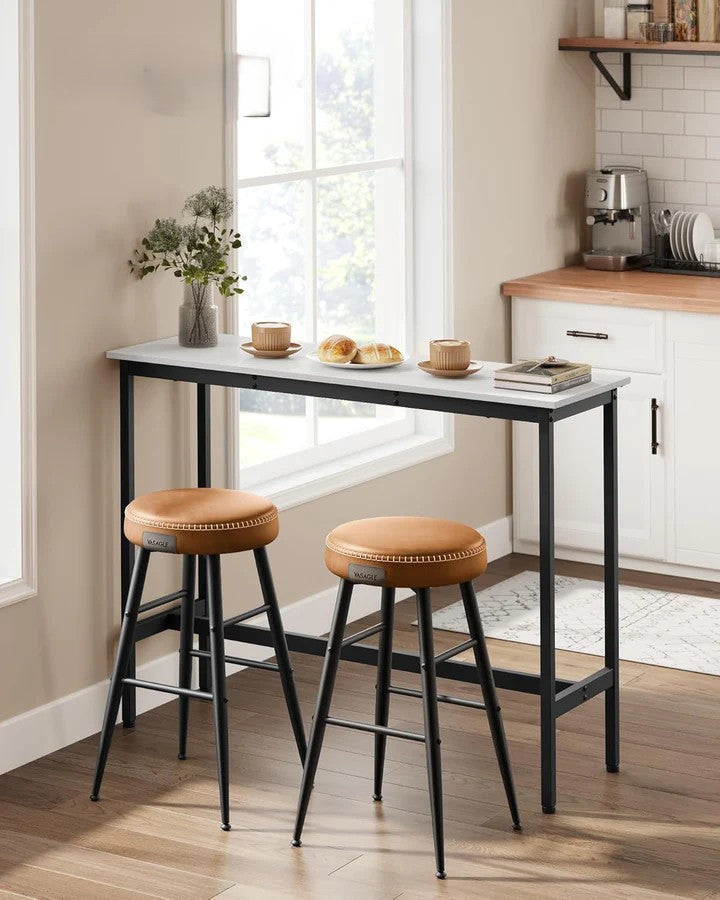 Industrial Bar Table with Steel Frame - Karrari