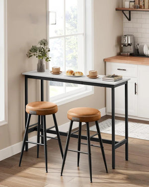 Industrial Bar Table with Steel Frame - Karrari