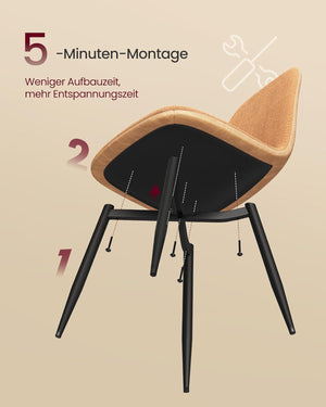 Dining Chairs, Glacier-Inspired Design (Set of 2) - Karrari