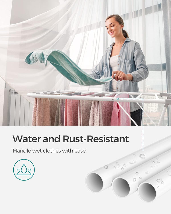 2-Tier Clothes Horse Dryer – Foldable, Space-Saving - Karrari