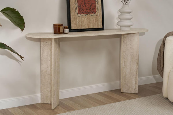 Elegant Melamine Coated Sideboard - Travertine Colour - Karrari