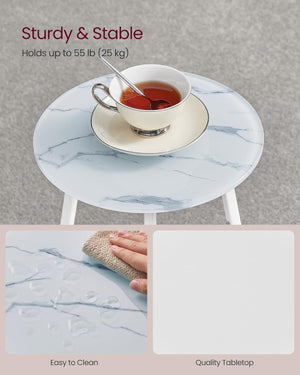 2-Tier Glass Bedside Table - Karrari