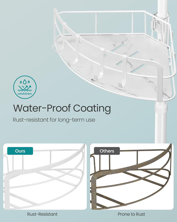 Extendable Corner Shower Shelf