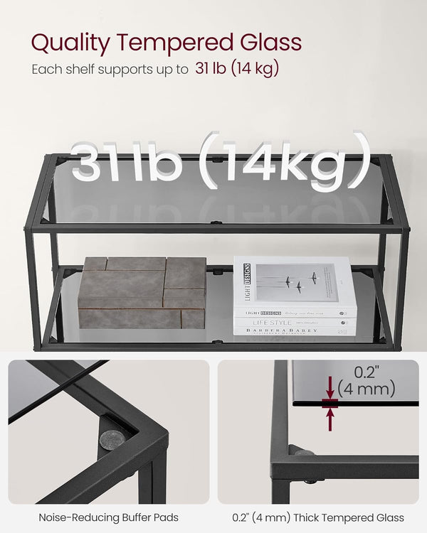 6-Tier Glass Shelving Unit - Karrari