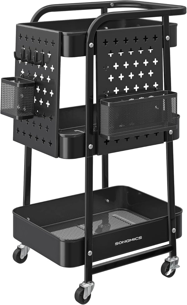 3-Tier Metal Kitchen Trolley - Karrari
