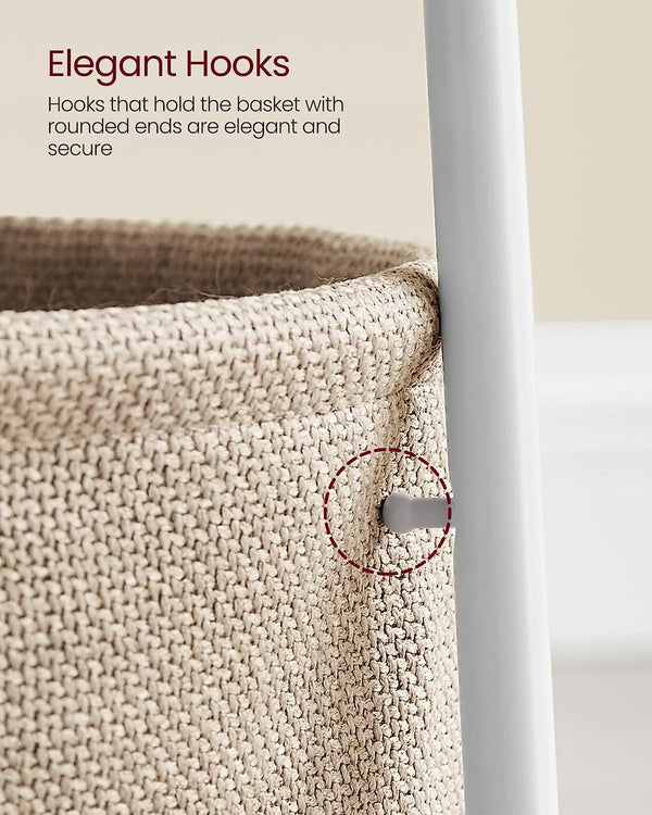 Side Table with Fabric Basket - Karrari