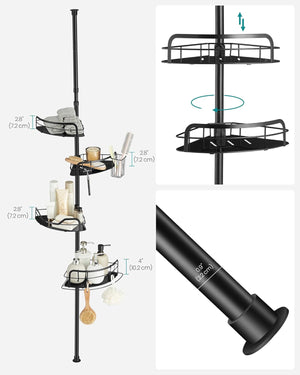 Extendable Corner Shower Shelf
