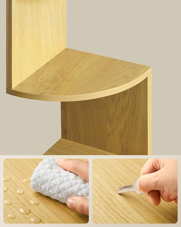 5-Tier Corner Floating Shelf - Karrari