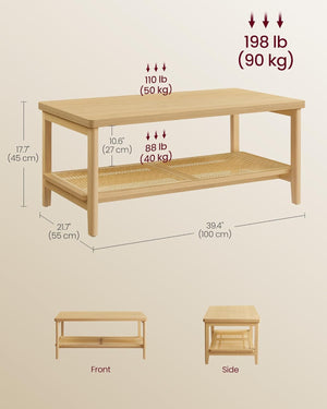 2-Tier Boho Coffee Table - Karrari