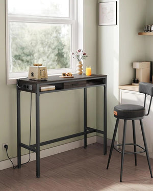 Bar Table with Power Strip & Drawer - Karrari