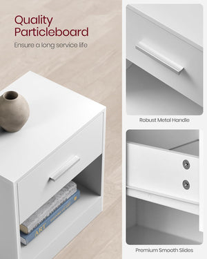 2-Piece Bedside Table Set - Karrari